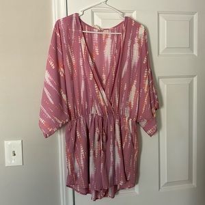 Peach Love romper